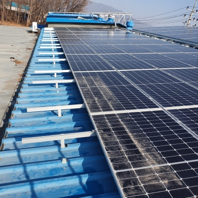 الطاقة الشمسية PV تركيب القصدير سقف السنانير الألومنيوم l قدم نوع