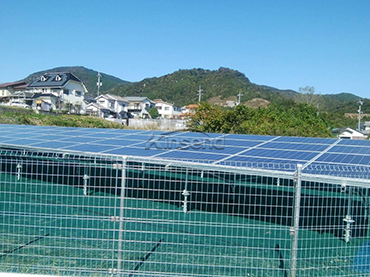 تركيب سياج من السلك الشمسي ، اليابان