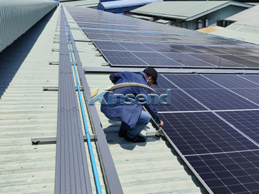 تركيب السقف المعدني وممر ZAM